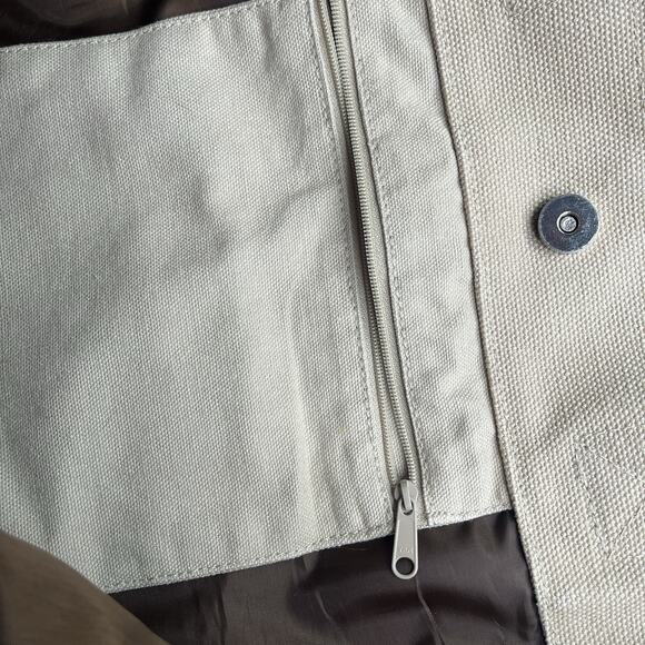 Restoration Hardware Large Canvas Tote Made in India Body 100% Cotton, Practical - Picture 8 of 11